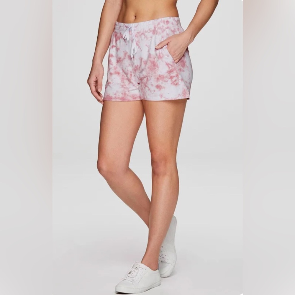 Wildfox Pink/white Tie Dye Stars Shorts Size Small